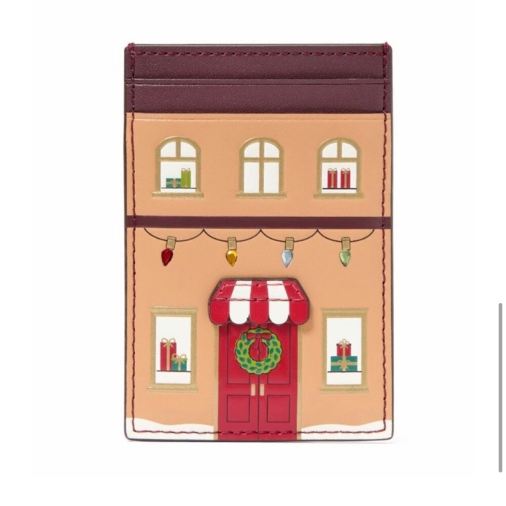 Kate Spade Holiday House Card Holder NWOT 🏷
